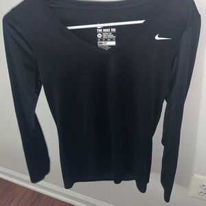 Nike Dri-Fit Black Long Sleeve Tee